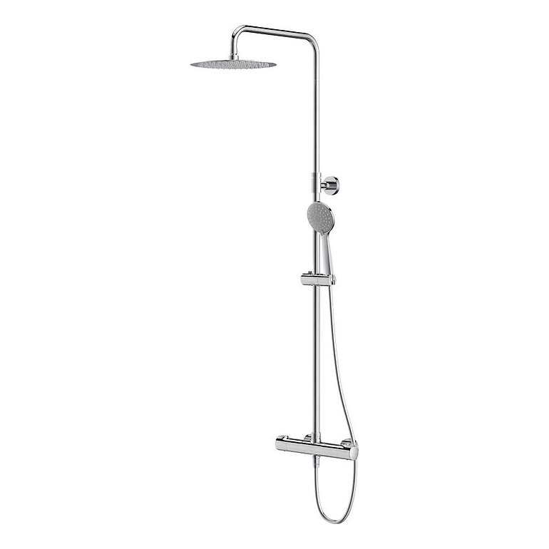 Cersanit S951-340 - Dušikomplekt termostaatilise kraaniga CITY läikiv kroom