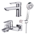 Cersanit S952-003 - Vannikomplekt segistiga + MILLE valamu segisti, läikiv kroom