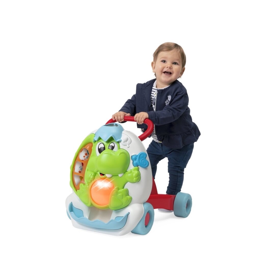 Chicco - Käimistugi koos tegevustega ja zvukem 2in1 DINO 2xAA