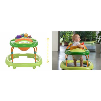 Chicco - Käimistugi WALKY TALKY 2xAA roheline