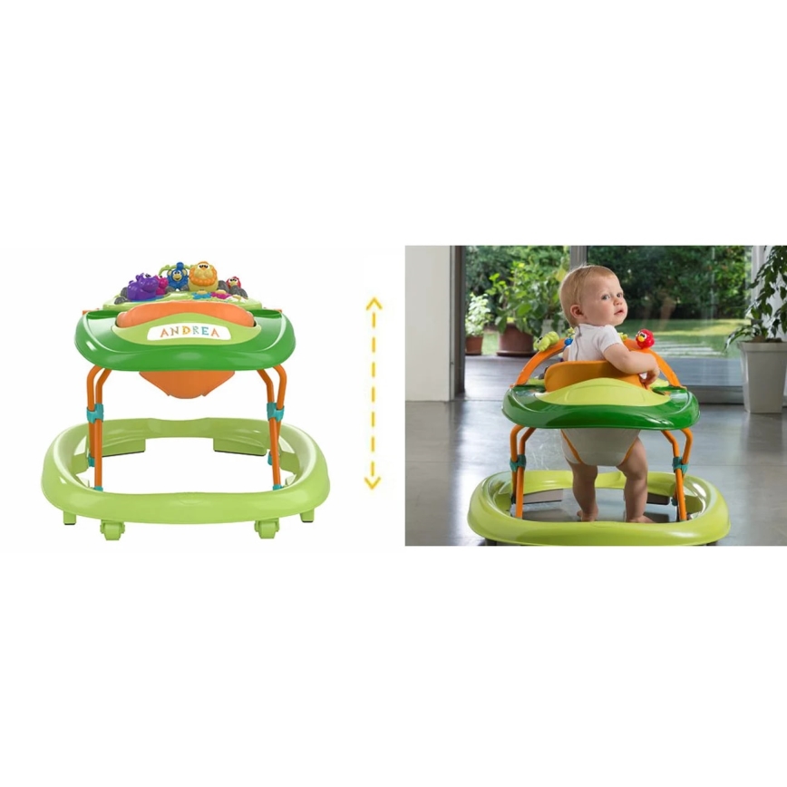 Chicco - Käimistugi WALKY TALKY 2xAA roheline