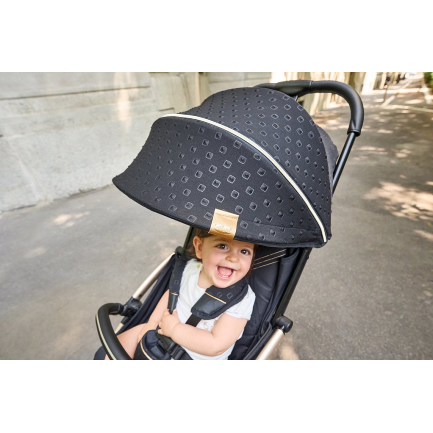 Chicco - Käru GOODY XPLUS Black Re_Lux Eco+ + jooksuratas ALL AROUND