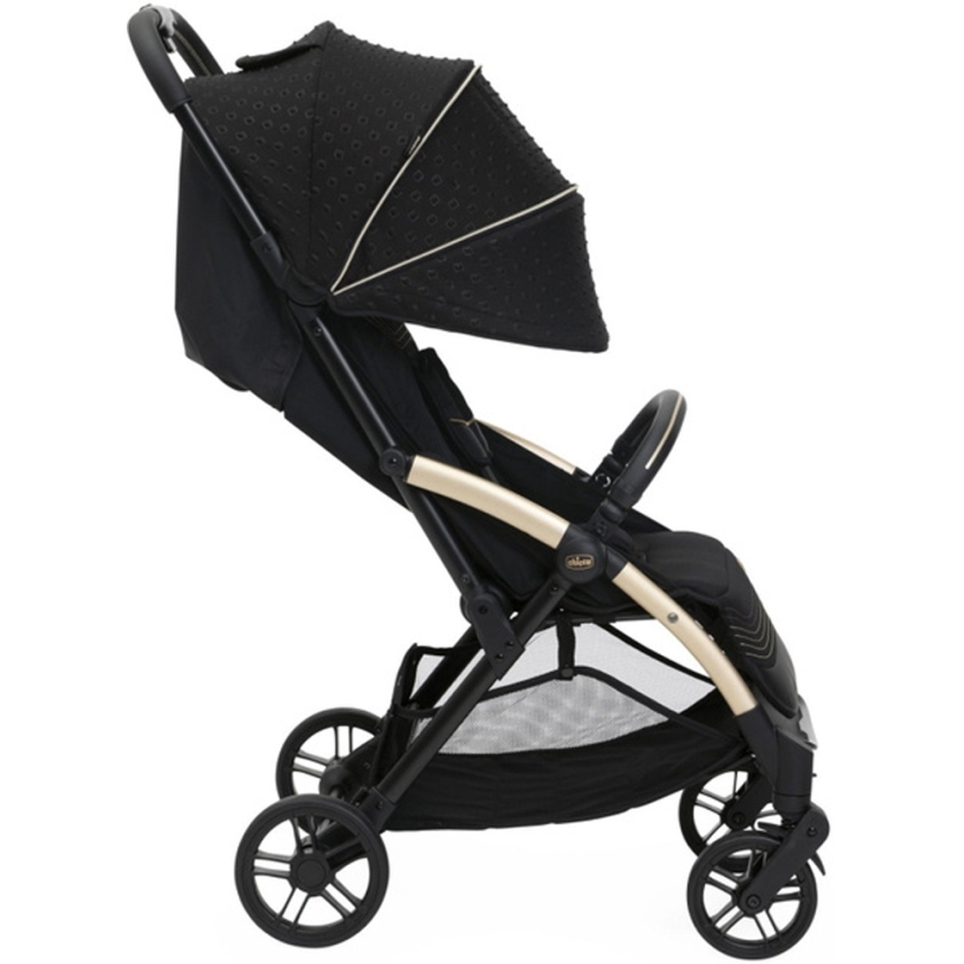 Chicco - Käru GOODY XPLUS Black Re_Lux Eco+ + jooksuratas ALL AROUND