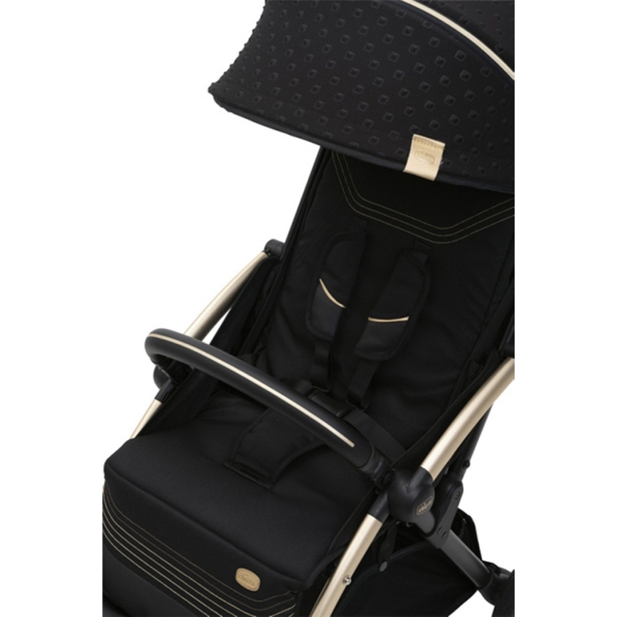 Chicco - Käru GOODY XPLUS Black Re_Lux Eco+ + jooksuratas ALL AROUND