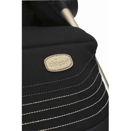 Chicco - Käru GOODY XPLUS Black Re_Lux Eco+ + jooksuratas ALL AROUND