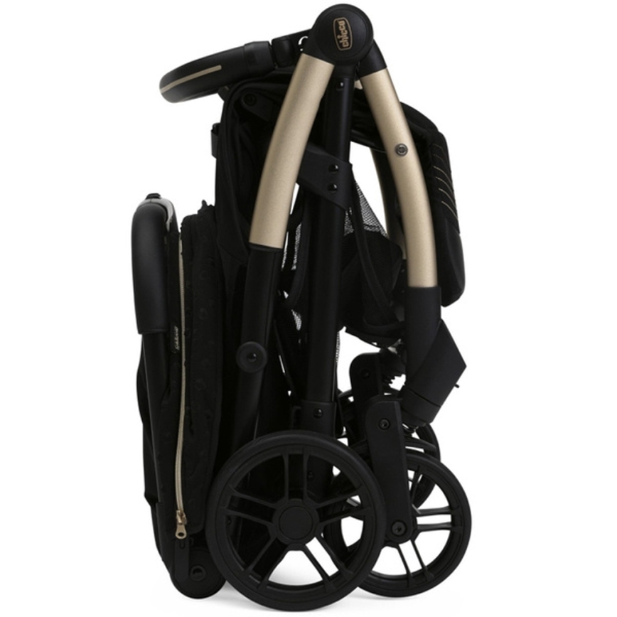 Chicco - Käru GOODY XPLUS Black Re_Lux Eco+ + jooksuratas ALL AROUND
