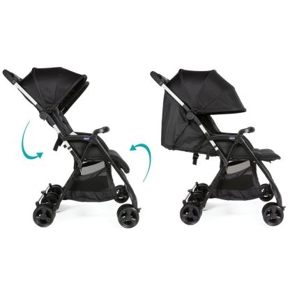 Chicco - Käru kaksikutele OHLALA TWIN Black Öö must
