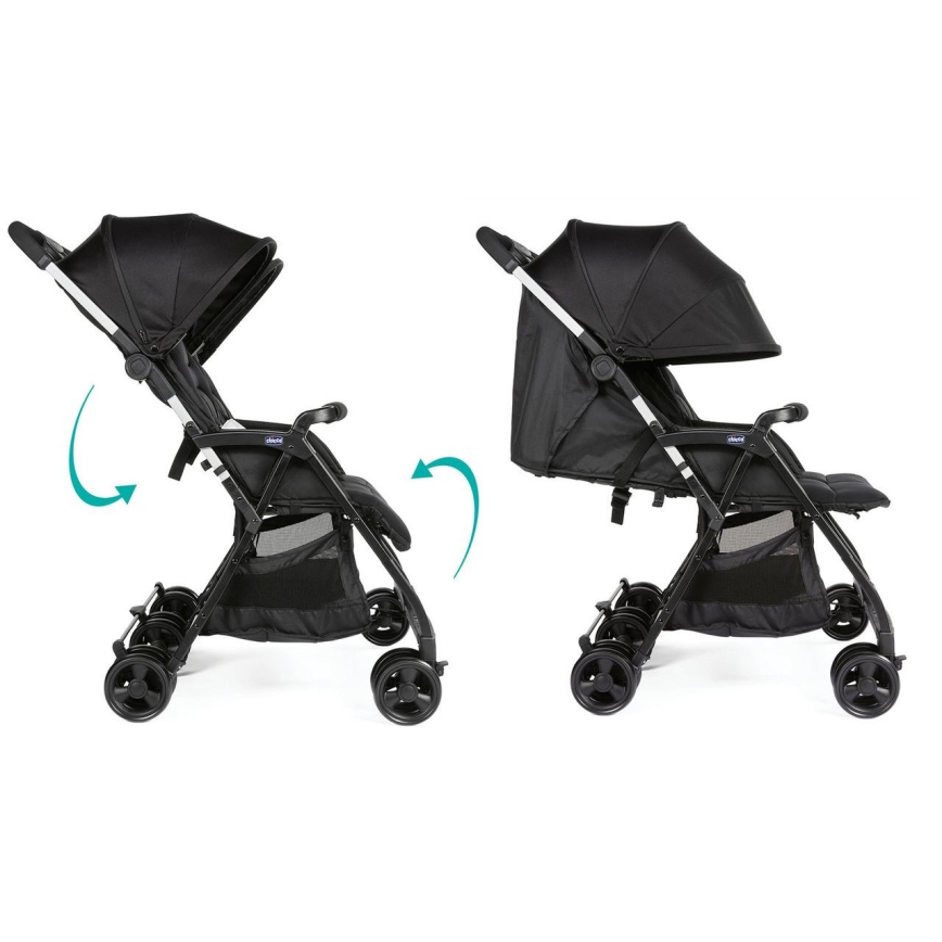 Chicco - Käru kaksikutele OHLALA TWIN Black Öö must