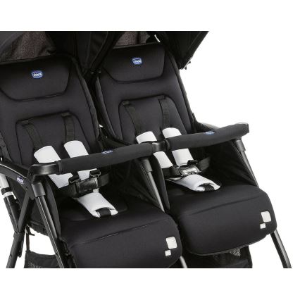 Chicco - Käru kaksikutele OHLALA TWIN Black Öö must