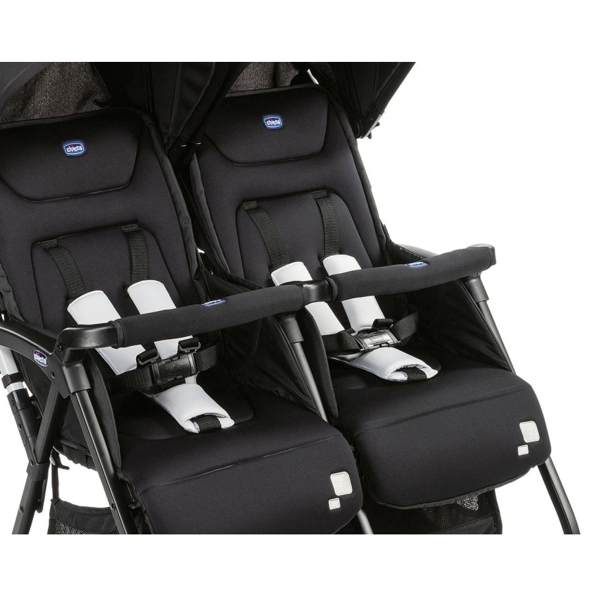 Chicco - Käru kaksikutele OHLALA TWIN Black Öö must