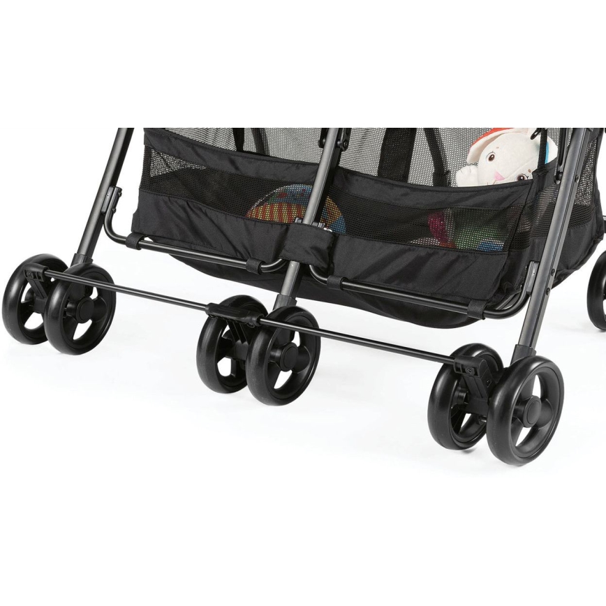 Chicco - Käru kaksikutele OHLALA TWIN Black Öö must