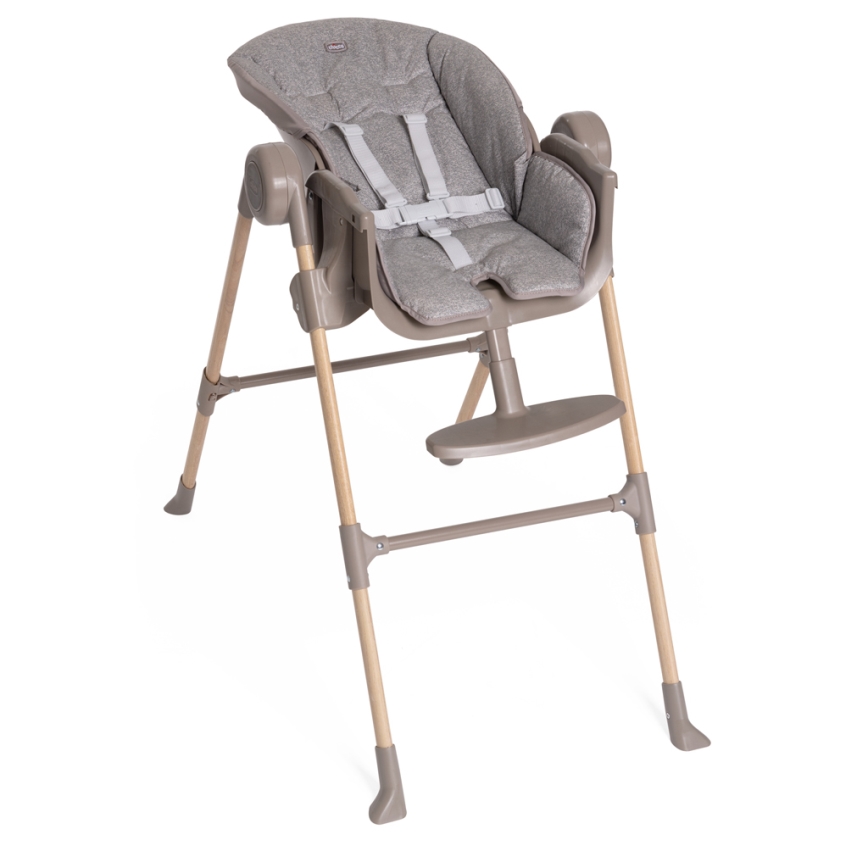 Chicco - Laste söögitool Polly Essential - hall/pruun