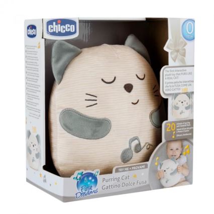 Chicco - Plüüsist tegevusmänguasi kass 3xAAA