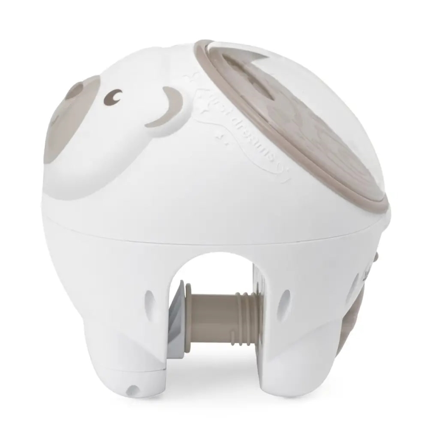 Chicco - Projektor lastele 2in1 POLAR BEAR 3xAA beež