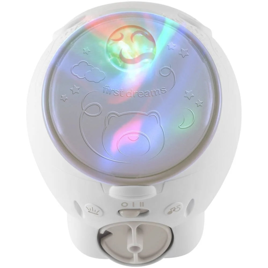 Chicco - Projektor lastele 2in1 POLAR BEAR 3xAA beež