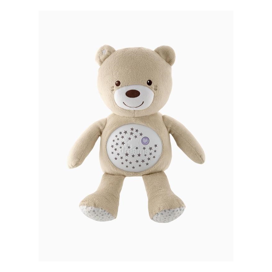 Chicco - Projektor meloodiaga BABY BEAR 3xAAA beež