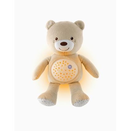 Chicco - Projektor meloodiaga BABY BEAR 3xAAA beež