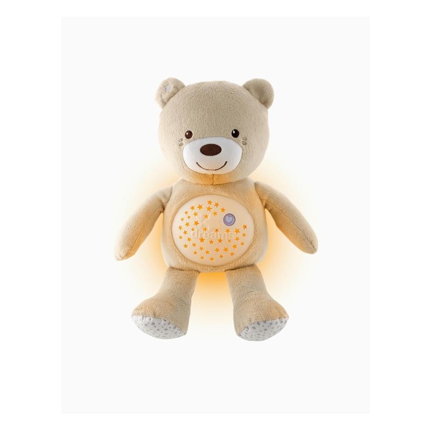 Chicco - Projektor meloodiaga BABY BEAR 3xAAA beež