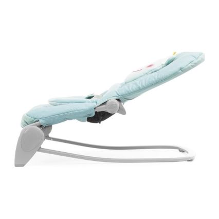 Chicco - Vibreeriv beebilamamistool meloodiaga BALLOON Froggy 2xAA + 1xLR20 sinine