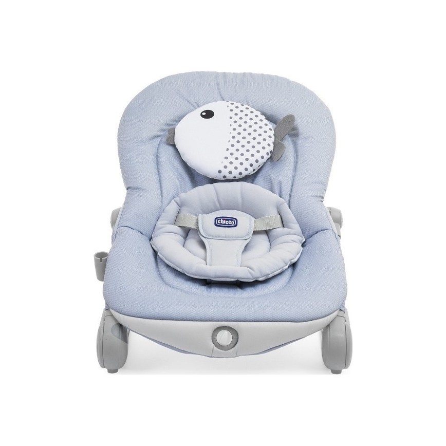 Chicco - Vibreeriv lamamistool meloodiaga BALLOON Dots 2xAA + 1xLR20 sinine