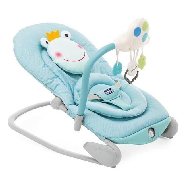 Chicco - Vibreeriv lamamistool muusikaga BALLOON Froggy sinine