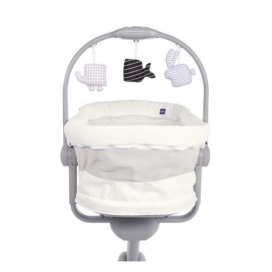 Chicco - Võrevoodi 4-ühes BABY HUG hall/valge