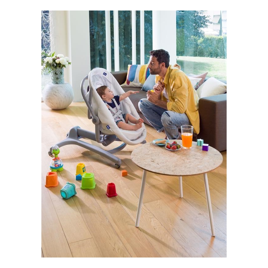 Chicco - Võrevoodi 4-ühes BABY HUG hall/valge