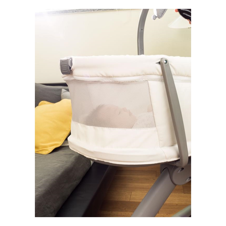 Chicco - Võrevoodi 4-ühes BABY HUG hall/valge