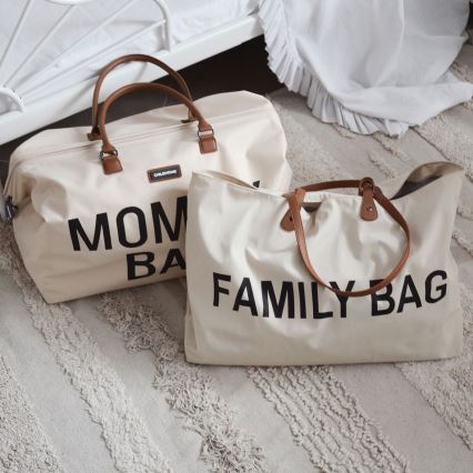 Childhome - Beebitarvete kott MOMMY BAG kreemikas