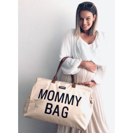 Childhome - Beebitarvete kott MOMMY BAG kreemikas