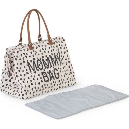 Childhome - Beebitarvete kott MOMMY BAG leopardi muster