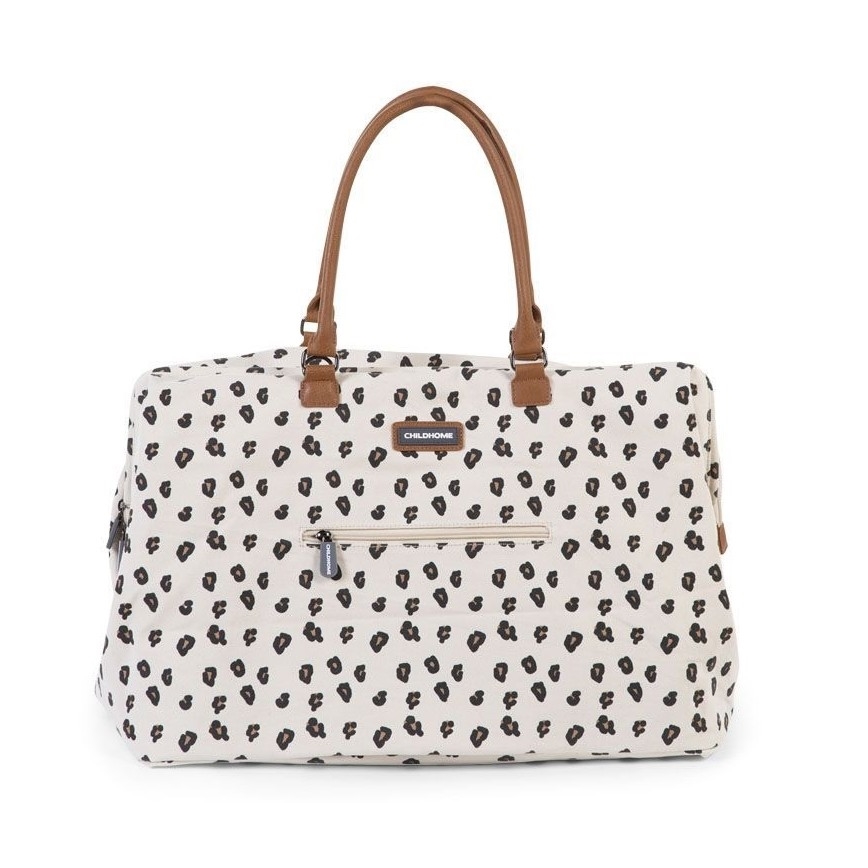 Childhome - Beebitarvete kott MOMMY BAG leopardi muster