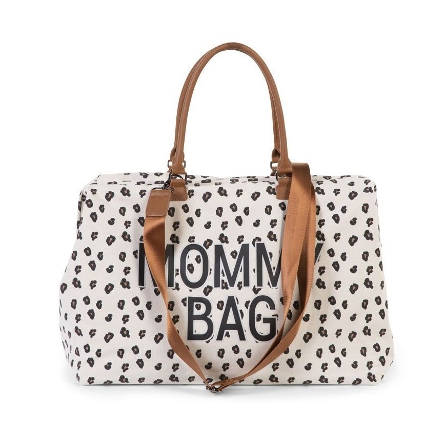 Childhome - Beebitarvete kott MOMMY BAG leopardi muster