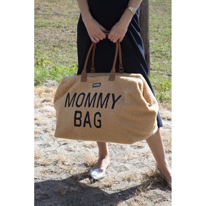 Childhome - Beebitarvete kott MOMMY BAG pruun