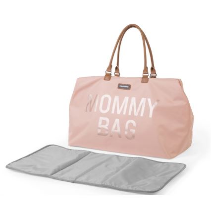 Childhome - Beebitarvete kott MOMMY BAG roosa