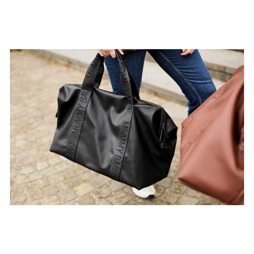 Childhome - Mähkmekott MOMMY BAG LEATHER must