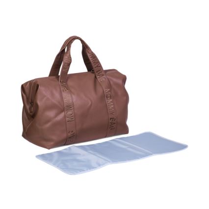 Childhome - Mähkmekott MOMMY BAG LEATHER pruun