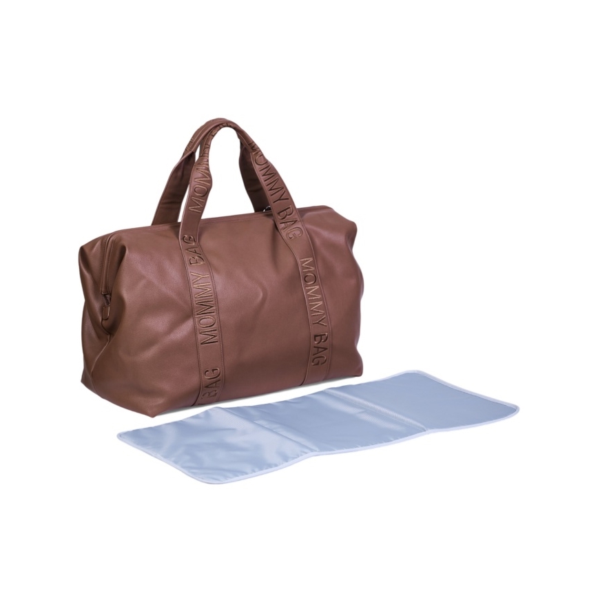 Childhome - Mähkmekott MOMMY BAG LEATHER pruun