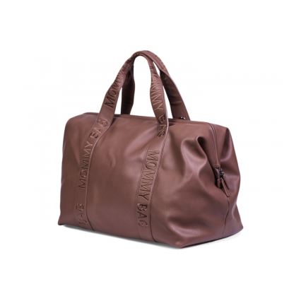 Childhome - Mähkmekott MOMMY BAG LEATHER pruun