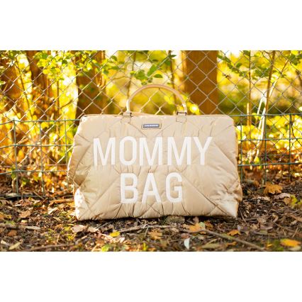Childhome - Mähkmekott MOMMY BAG PUFFERED beež