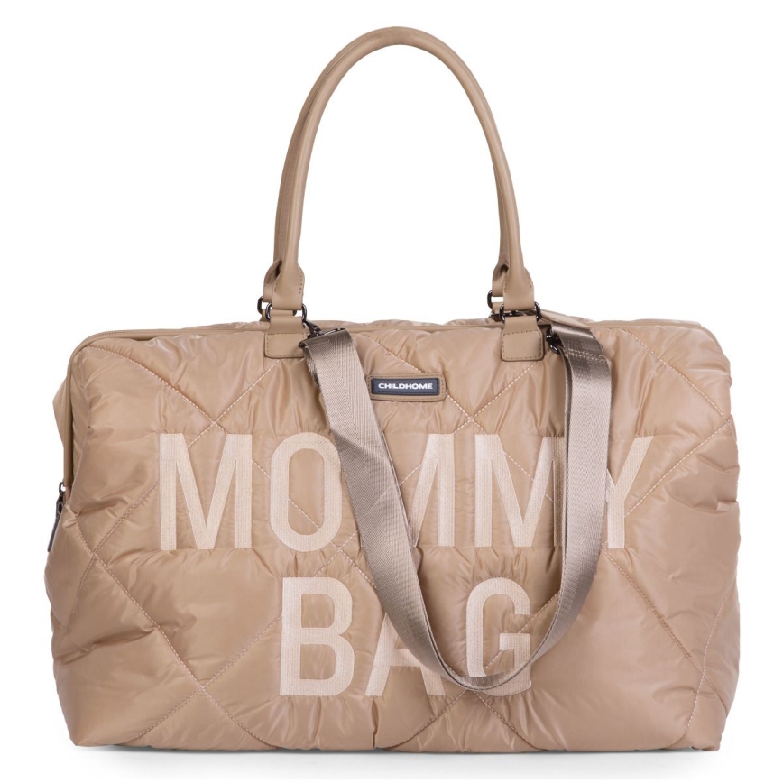 Childhome - Mähkmekott MOMMY BAG PUFFERED beež