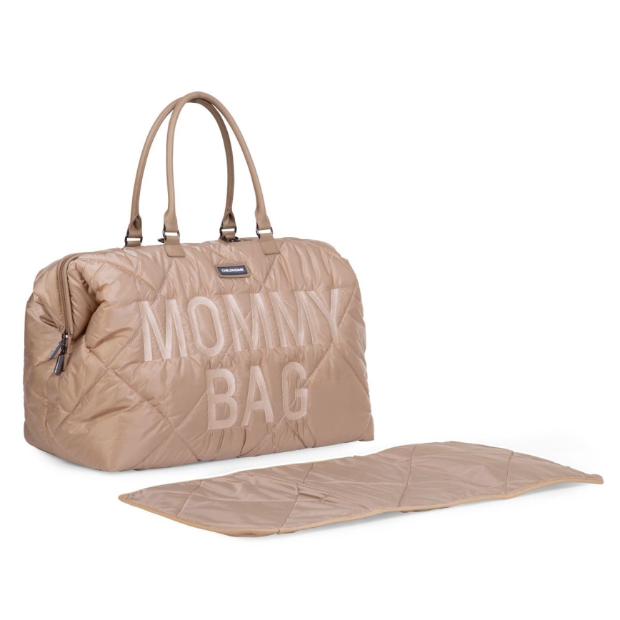 Childhome - Mähkmekott MOMMY BAG PUFFERED beež