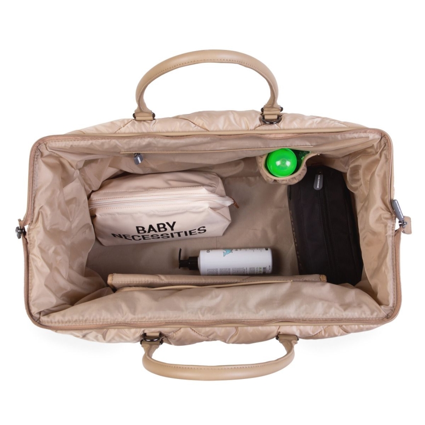 Childhome - Mähkmekott MOMMY BAG PUFFERED beež