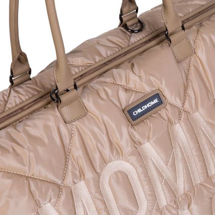 Childhome - Mähkmekott MOMMY BAG PUFFERED beež