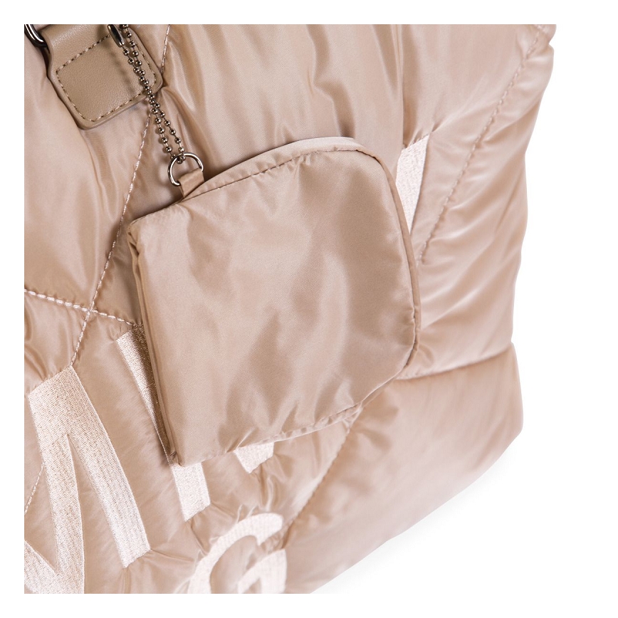 Childhome - Mähkmekott MOMMY BAG PUFFERED beež