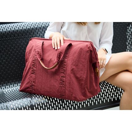 Childhome - Mähkmekott MOMMY BAG punane