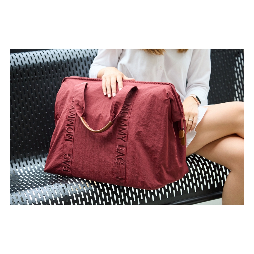 Childhome - Mähkmekott MOMMY BAG punane