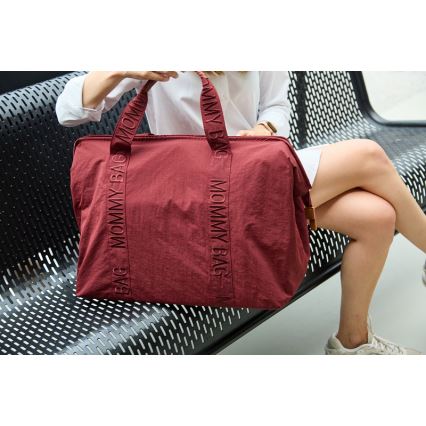Childhome - Mähkmekott MOMMY BAG punane