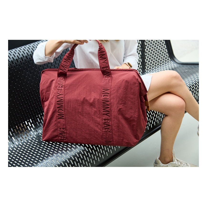 Childhome - Mähkmekott MOMMY BAG punane
