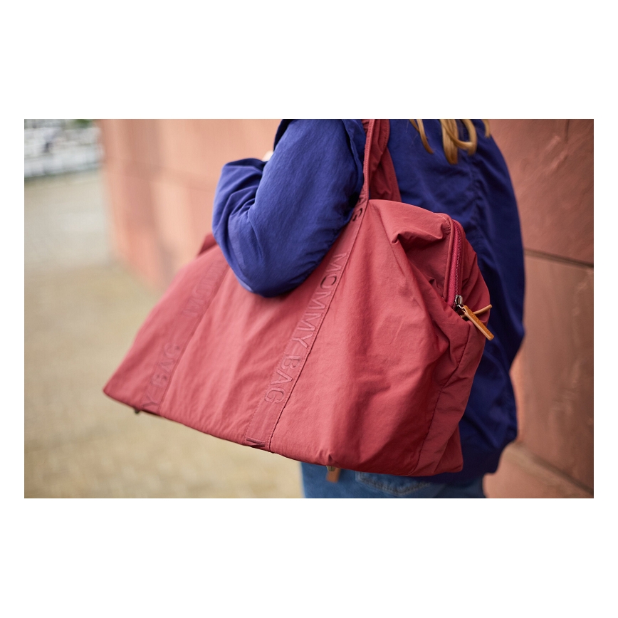 Childhome - Mähkmekott MOMMY BAG punane